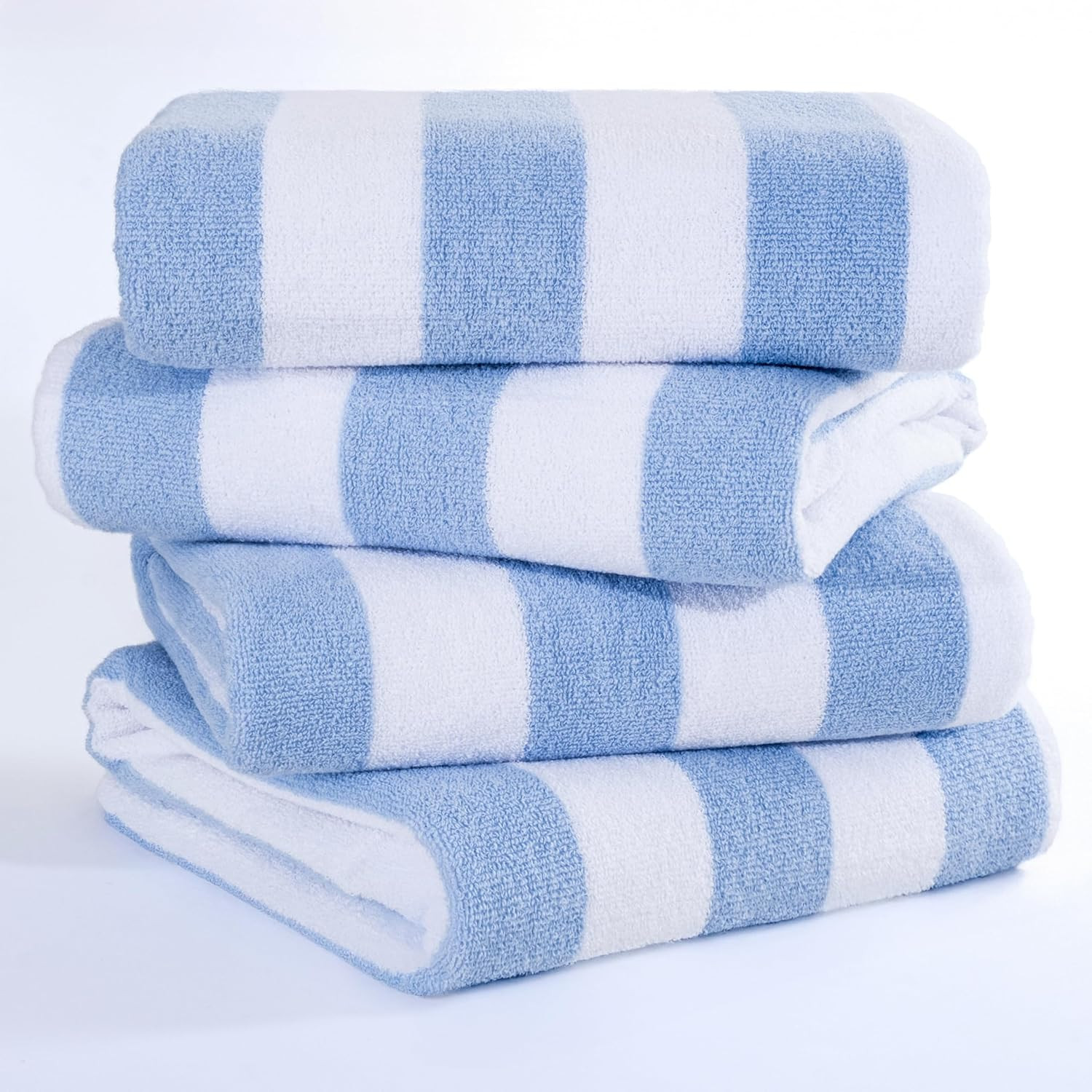 Amazon.com: American Soft Linen Turkish Cabana Striped Beach Towels, 30x60 inch 4 Piece Oversize ... | Amazon (US)