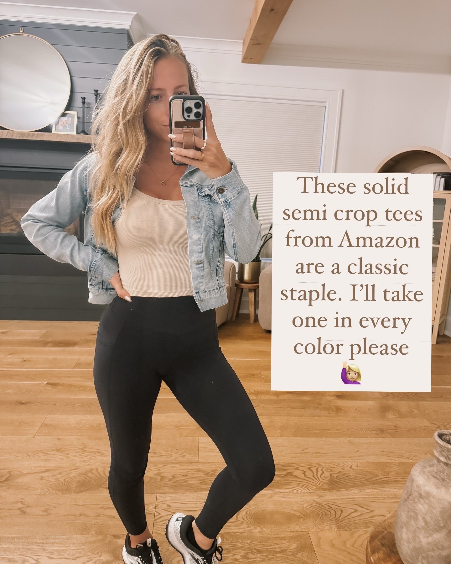 Favorite solid semi crop tee! 

#LTKSaleAlert #LTKStyleTip