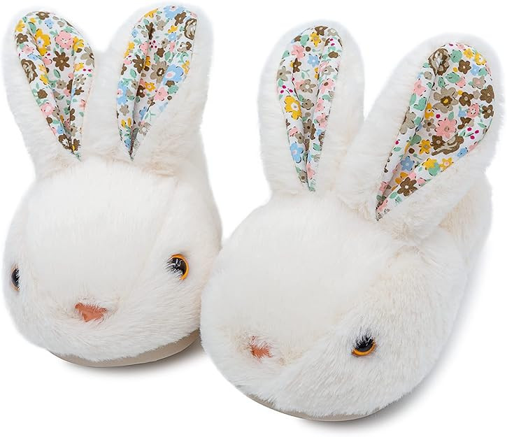 Toddler Slippers Boys Girls Slipper Soft Cozy Cute Bunny Warm Non-Slip Shoes Winter House Shoes I... | Amazon (CA)