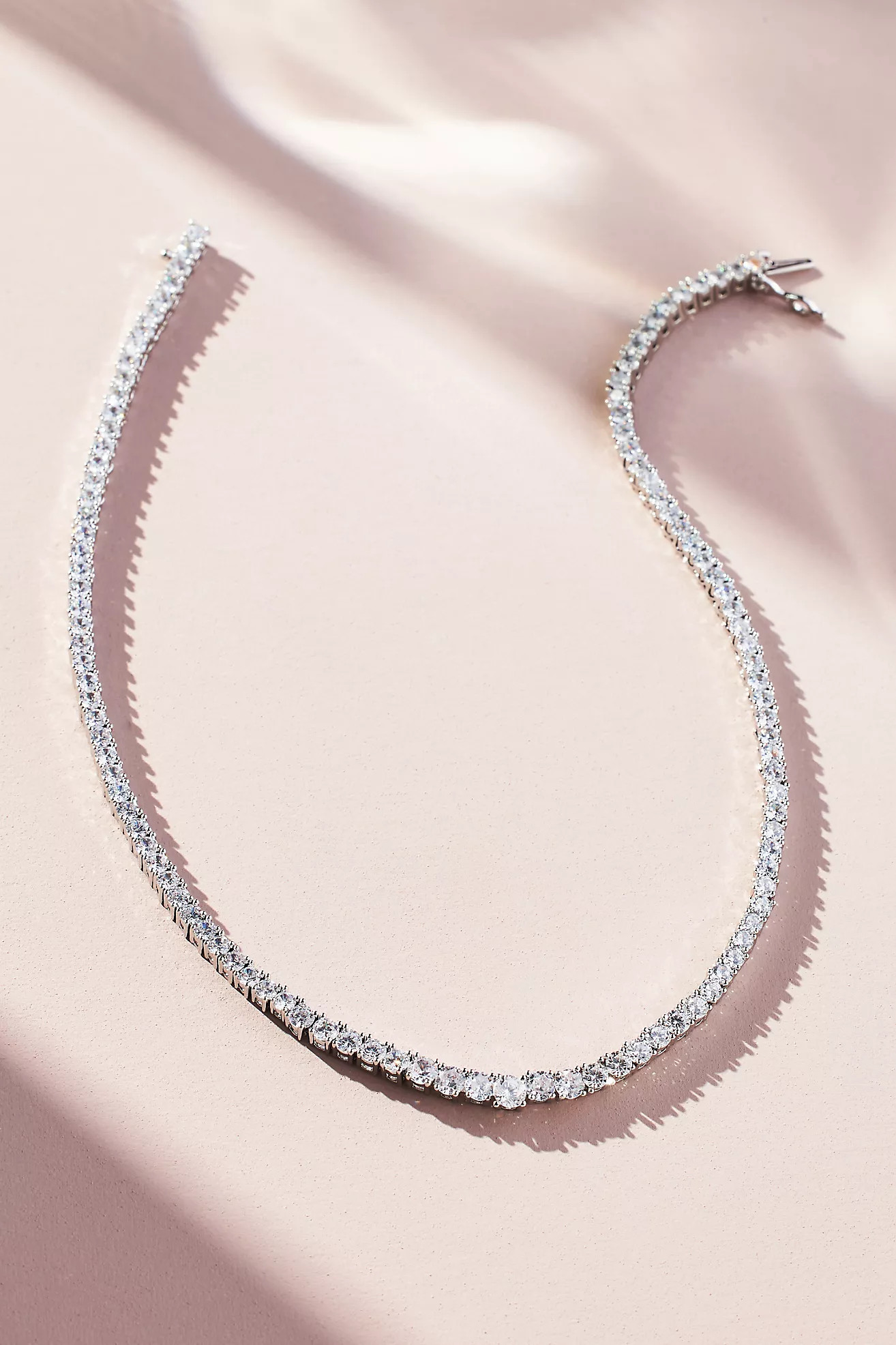 14k Gold Tennis Necklace | Anthropologie (US)