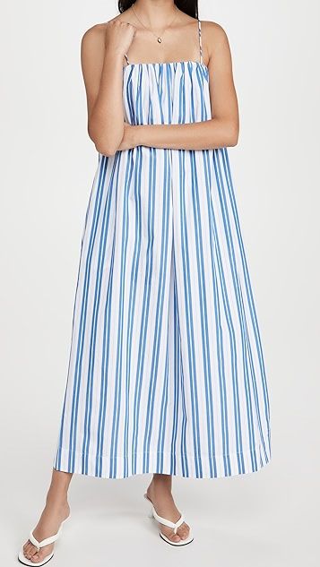 Stripe Cotton Strap Dress | Shopbop