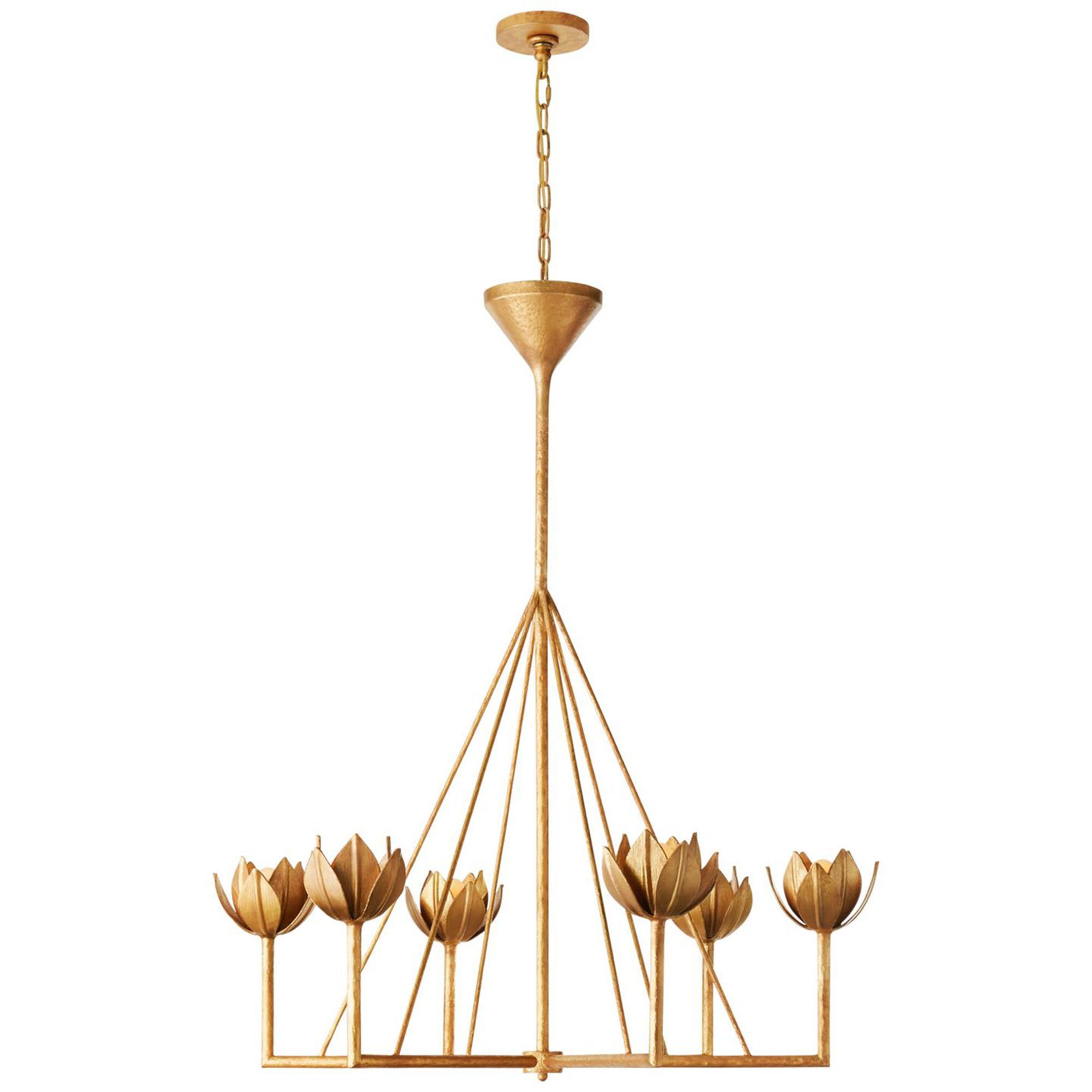 Julie Neill Alberto 40 Inch 6 Light Chandelier by Visual Comfort Signature Collection | 1800 Lighting
