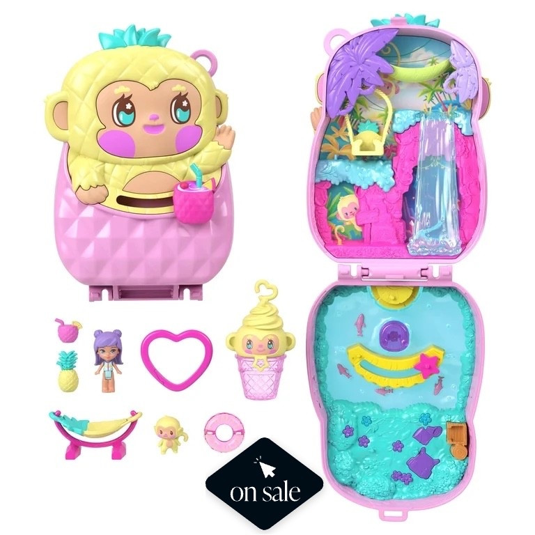 Polly Pocket Pineapple Monkey Compact Playset

#LTKmomlife #LTKSaleAlert #LTKKids