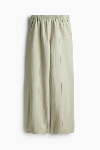 H & M - Linen-Blend Pants - Beige | H&M (US + CA)