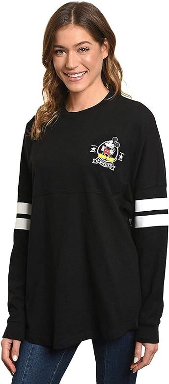 Disney Women's Mickey Mouse Long Sleeve Jersey | Amazon (US)