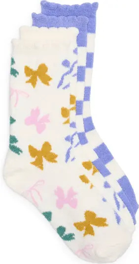 Honeydew Ivory Bows 2-Pack Butter Socks | Nordstromrack | Nordstrom Rack
