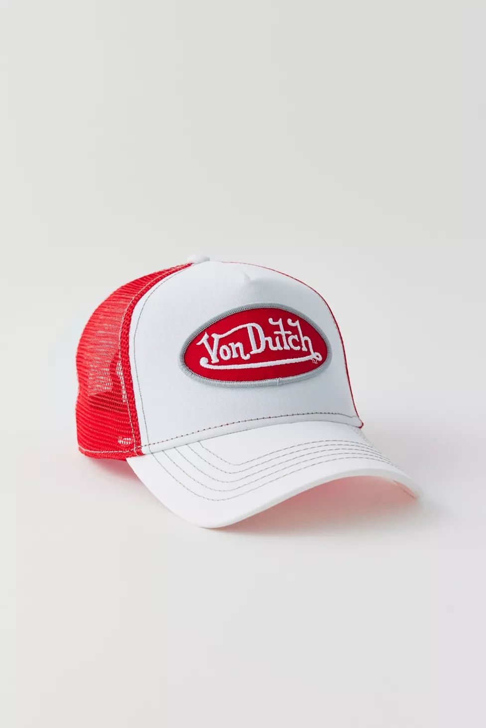 Von Dutch White & Red Trucker Hat | Urban Outfitters (US and RoW)