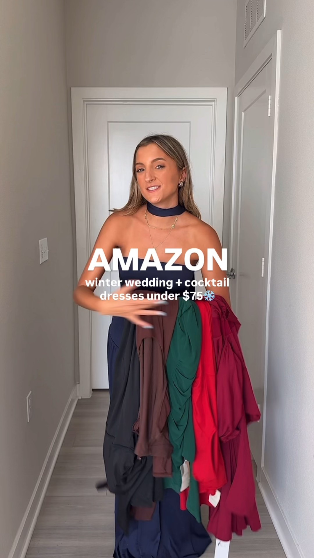 amazon winter wedding guest dresses / Amazon winter cocktail dresses ❄️🎄 under $75 #amazonfinds #winterweddingguest 

#LTKFindsUnder100 #LTKHoliday #LTKWedding