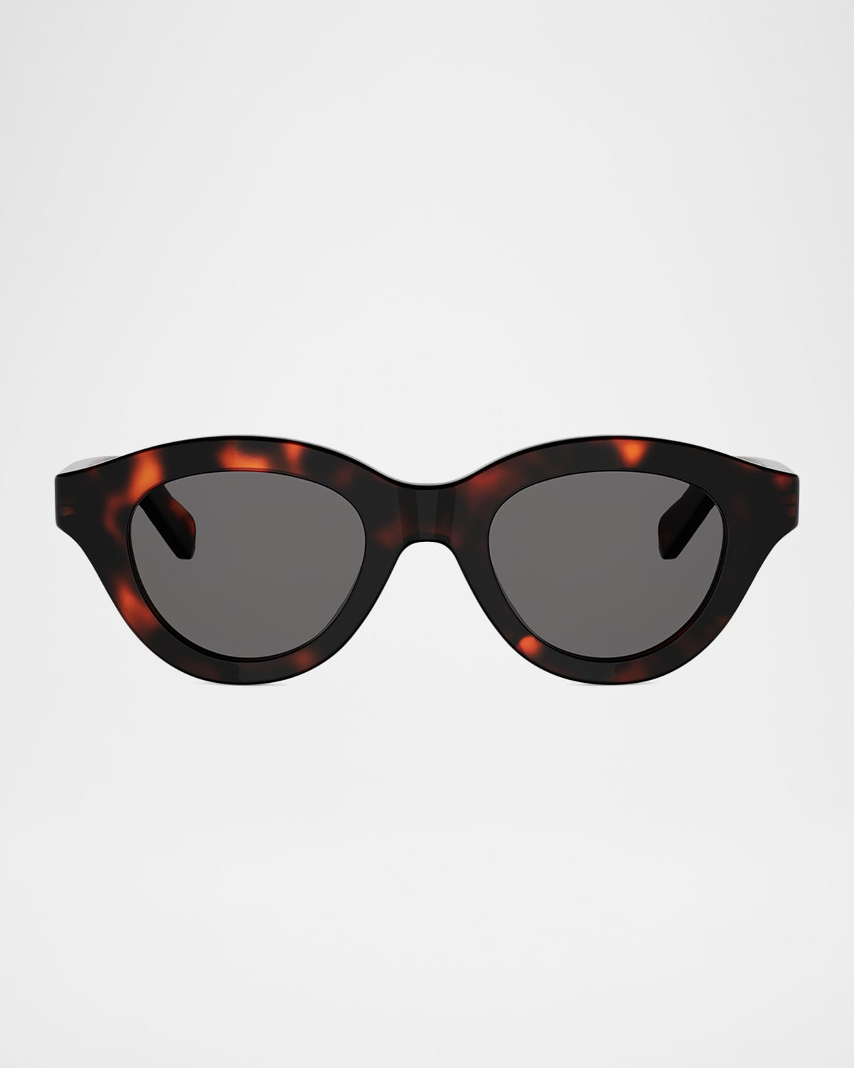 Triomphe Mini 47mm Round Sunglasses | Neiman Marcus