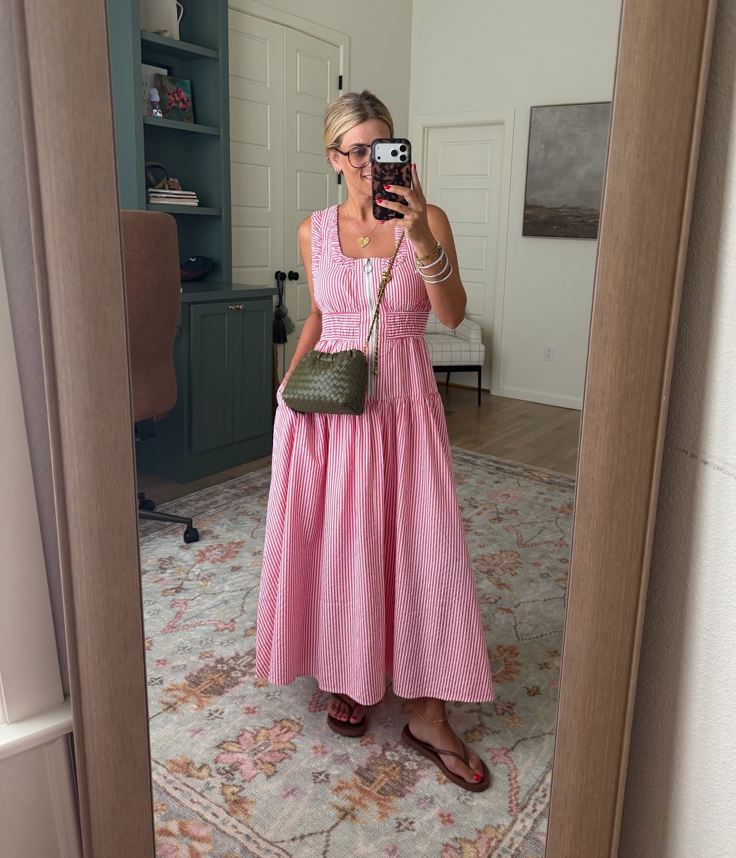 Dress is Emerson Charles