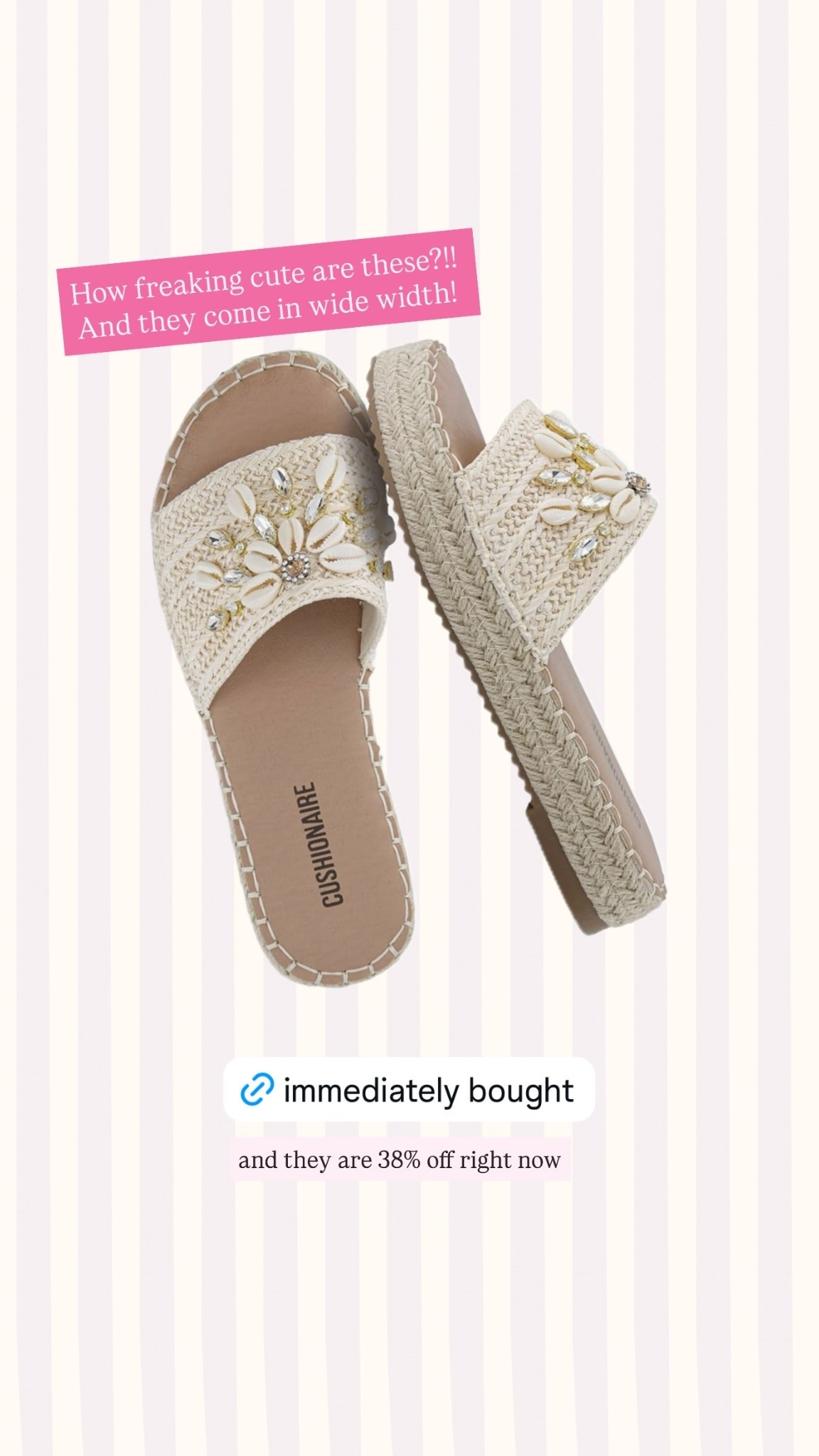 How freaking cute are these?!! And they come in wide width!  and they are 38% off right now

#LTKSaleAlert #LTKSeasonal #LTKootd