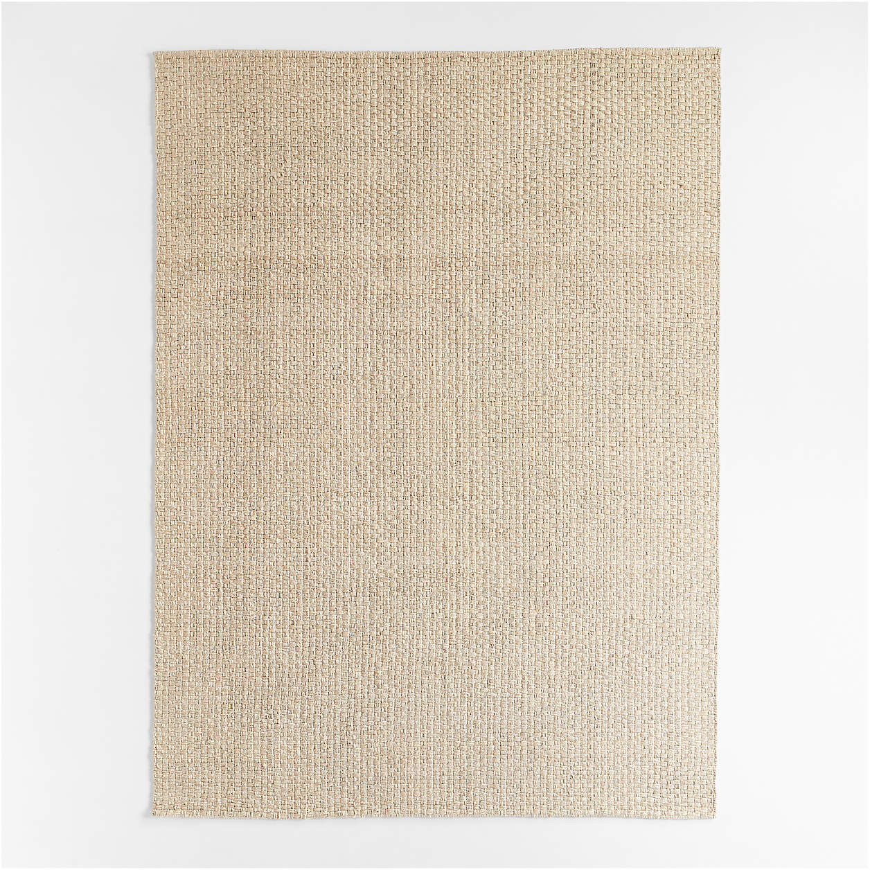 Nantucket Jute Ivory Handwoven Area Rug 8'x10' + Reviews | Crate & Barrel | Crate & Barrel