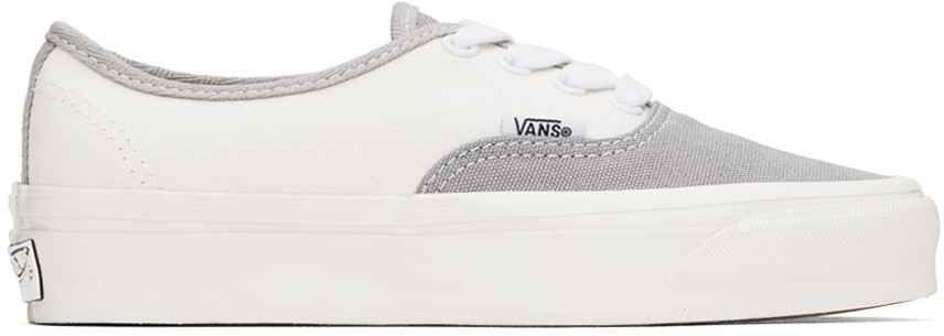 Vans Off-White & Gray Authentic Reissue 44 Sneakers | SSENSE