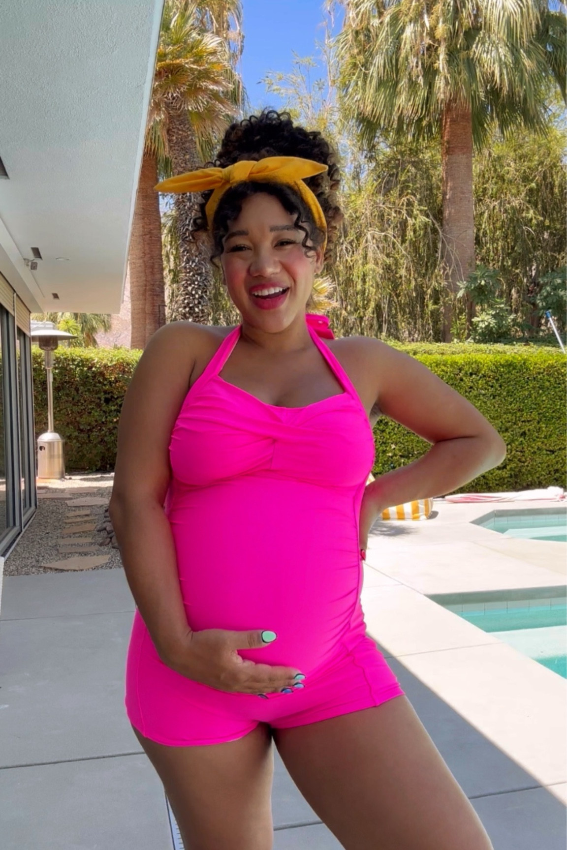 #walmartpartner ☀️ it’s forever summer when you live in Palm Springs, even during fall so I this cute non maternity suit ! I wear size medium & it comes in so many colors  🥰💕 @walmartfashion #walmartfashion @walmart

#LTKSwim #LTKTravel #LTKFindsUnder50