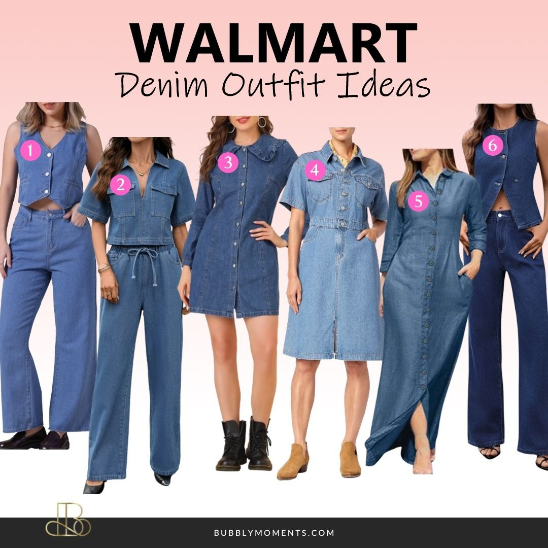 Denim outfits made easy 🤍 These women’s denim outfit ideas are perfect for everyday wear and simple styling. From classic jeans to easy denim pieces, these looks are comfortable, versatile, and easy to put together.
Whether you’re running errands, meeting friends, travelling, or enjoying casual days out, denim outfits make getting dressed simple. Pair denim with basic tops, cosy layers, or everyday shoes for a look that feels relaxed but still put together. These pieces are easy to mix and match and work well across seasons, making them great wardrobe staples.
Save this post for denim outfit inspiration and tap to shop ✨
#LTKootd #LTKFindsUnder100 #LTKFindsUnder50 #denimoutfits #womensdenim #denimstyle #casualoutfits #everydaystyle #womensfashion #outfitinspo #fashioninspo #walmartfashion  

 