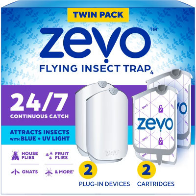 Zevo Flying Insect Trap Starter Kit - 2 Traps + 2 Refills | Target