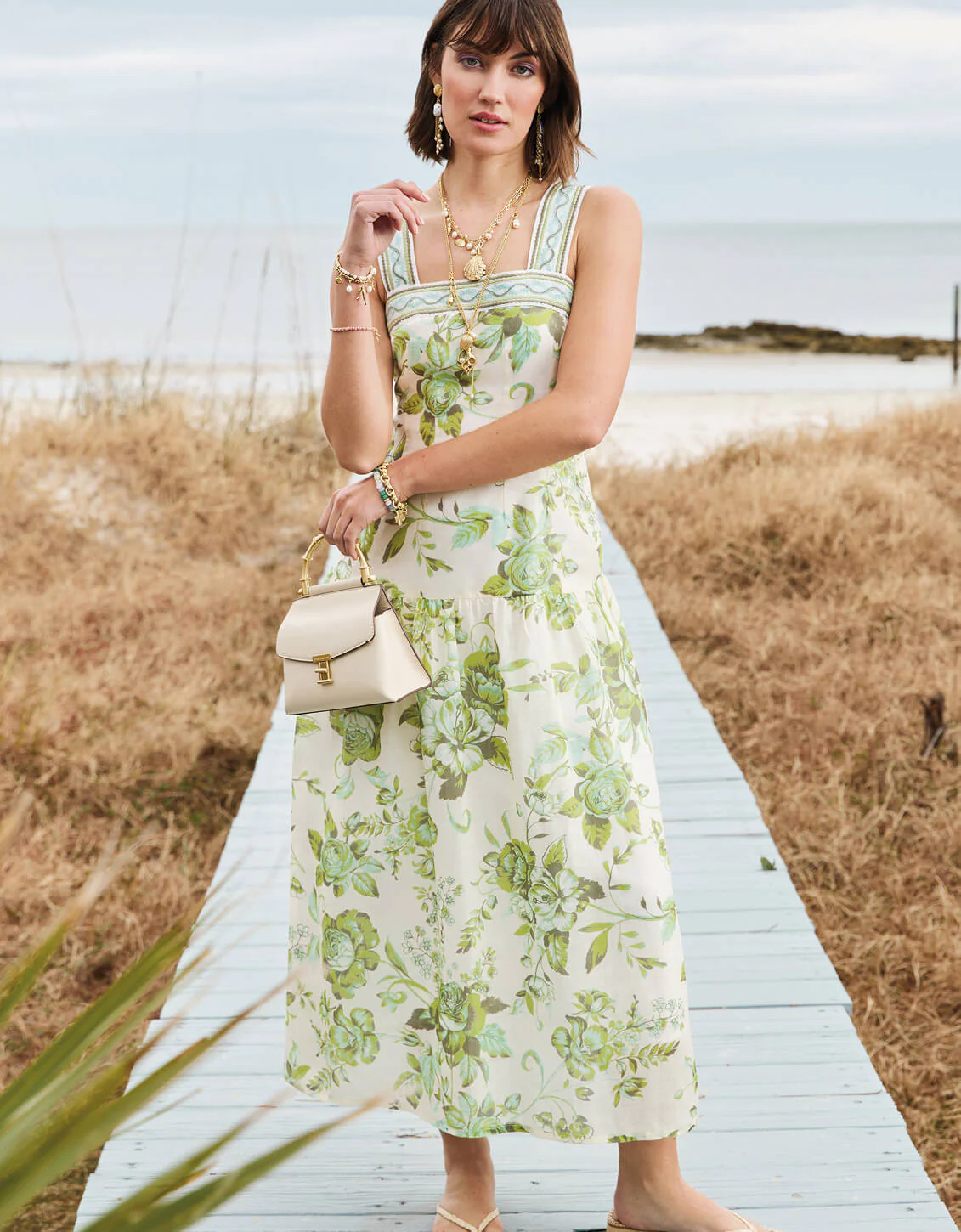 Esme Midi Dress Seawall | Spartina 449