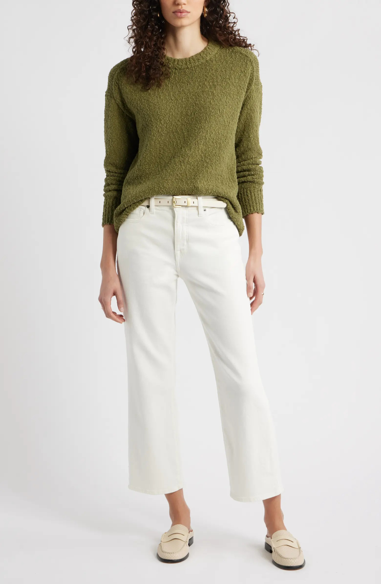 Texture Crewneck Sweater | Nordstrom