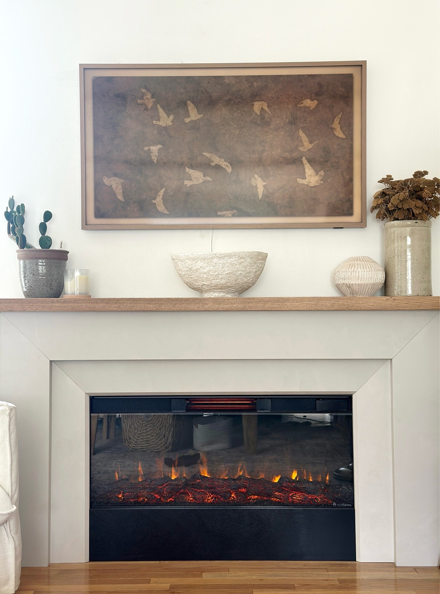 Obsessed with this fireplace and it’s on sale!! Use code RFMALIE for 40% off!!!