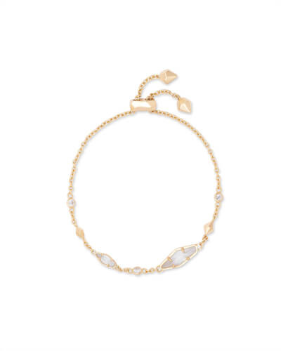 Deb Adjustable Chain Bracelet In Gold | Kendra Scott