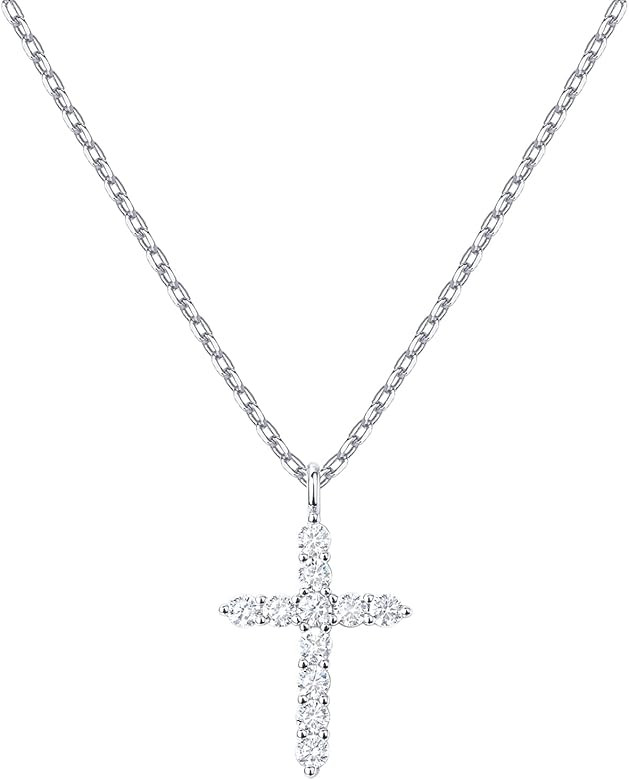 PAVOI 14K Gold Plated Cross Necklace for Women | Cross Pendant | Gold Necklaces for Women | Amazon (US)