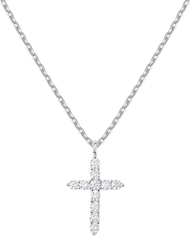 PAVOI 14K Gold Plated Cross Necklace for Women | Cross Pendant | Gold Necklaces for Women | Amazon (US)