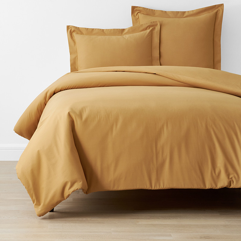 Brushed Cotton Duvet Cover - Brown, Size Full | The Company Store | The Company Store