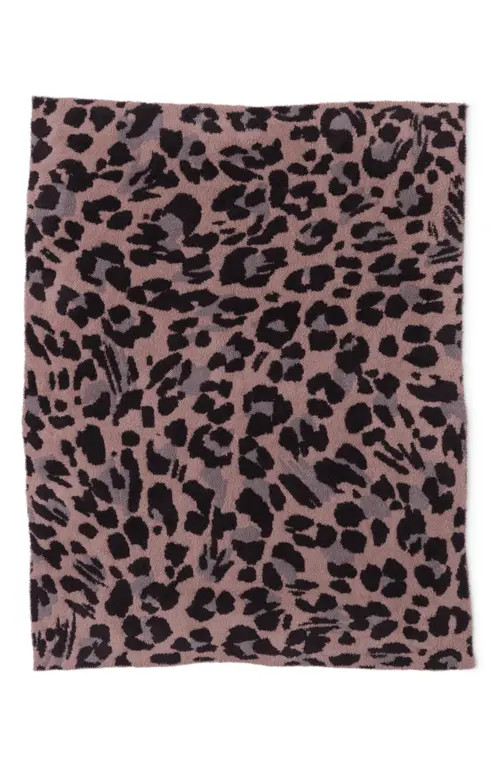 barefoot dreams CozyChic® Exploded Leopard Throw Blanket in Deep Willow Multi at Nordstrom, Size... | Nordstrom