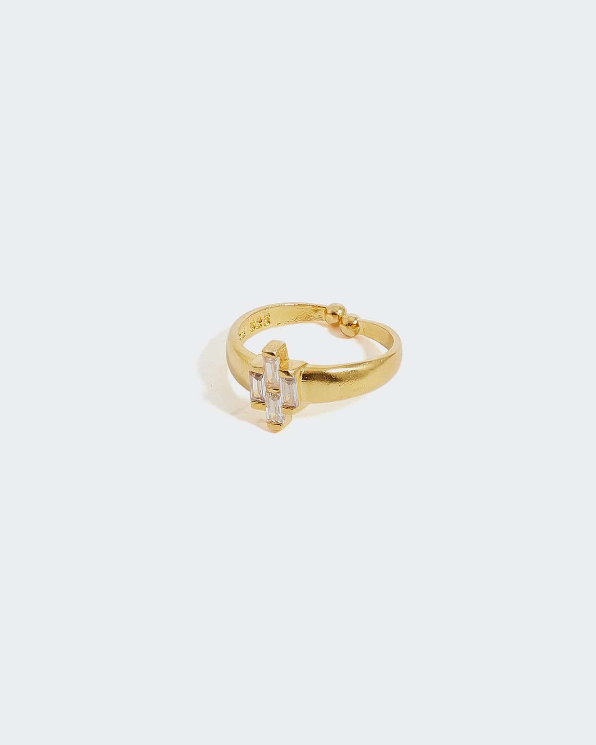 Syracuse Ring, Clear | Soru Jewellery