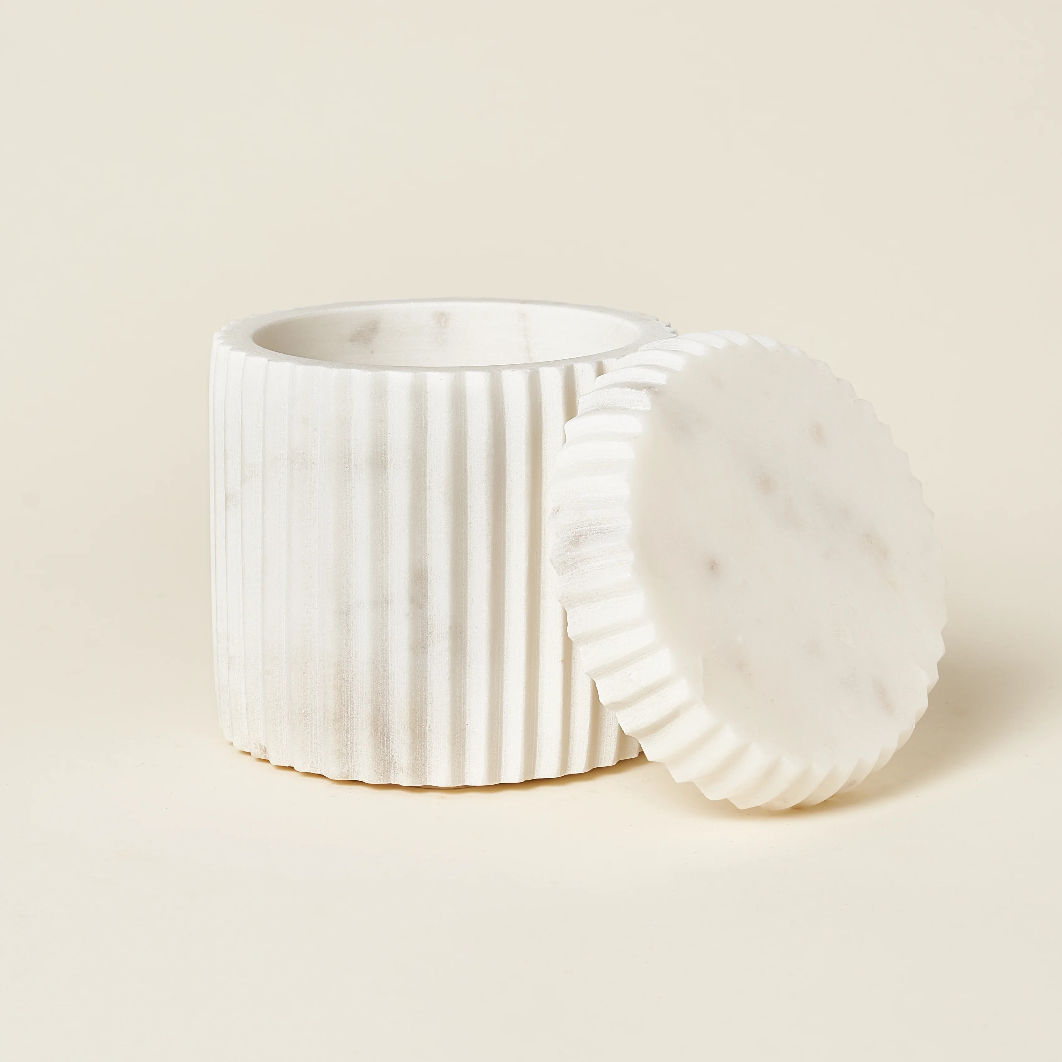 Marla Marble Lidded Canister | Kate Marker Home