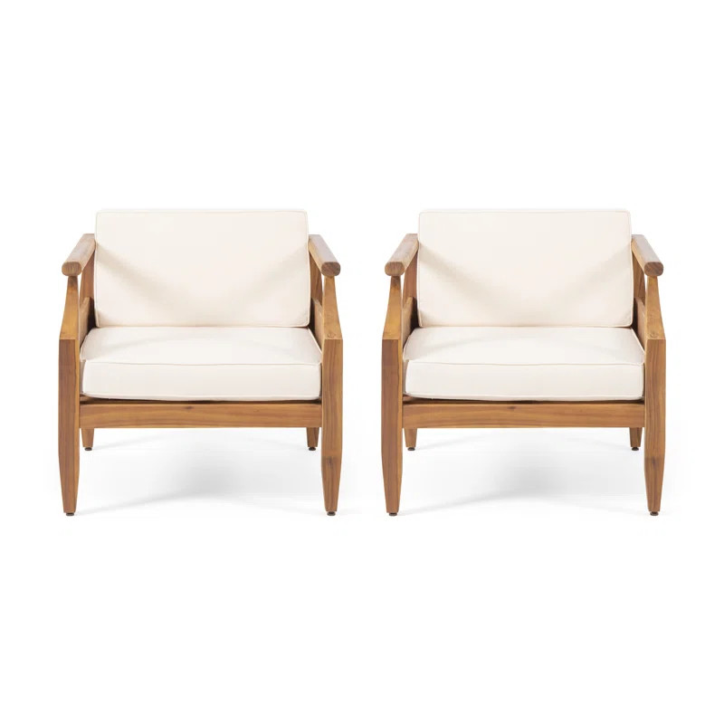 Mcclurg Outdoor Patio Chair with Cushions | Wayfair North America