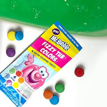 Mr. Bubble Fizzy Tub Colors (12 Packets, 9 Tablets Each) | Amazon (US)