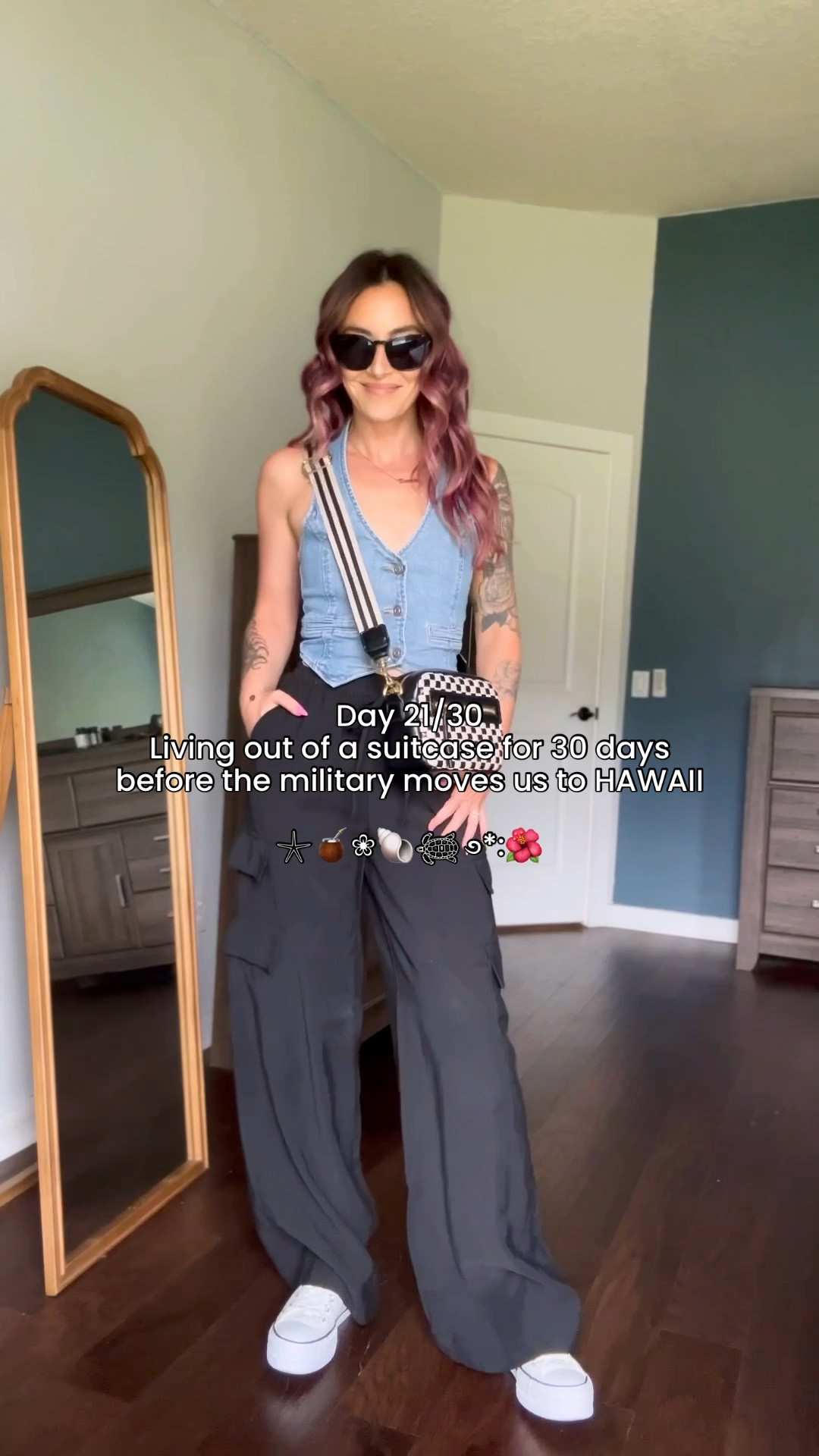 Something about an elevated casual look that makes me happy 😊 

Denim vest / halter / casual style / spring / linen pants / cargo pants / Target Style / Converse/ for her / Nicki Bunting

#LTKstyletip #LTKVideo #LTKshoecrush