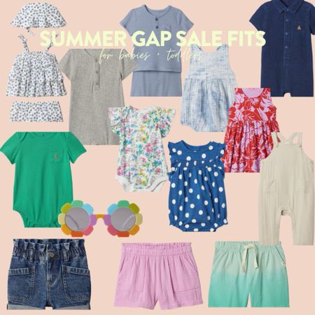 Some of my favorites for summer for toddler & baby from the Gap Sale! 40% off everything #gap #baby #toddler #summer #sale 

#LTKSeasonal #LTKBaby #LTKFamily