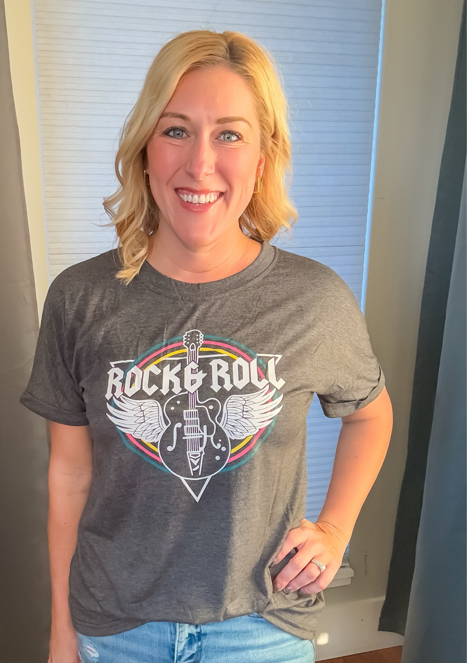 Did somebody say Rock & Roll?! Love a good graphic tee and this one is too good to pass up!