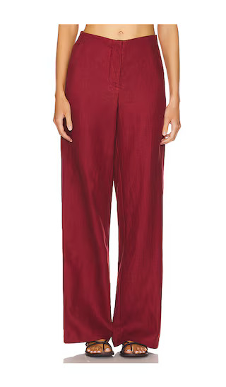 Lulea Pant in Wine | Revolve Clothing (Global)
