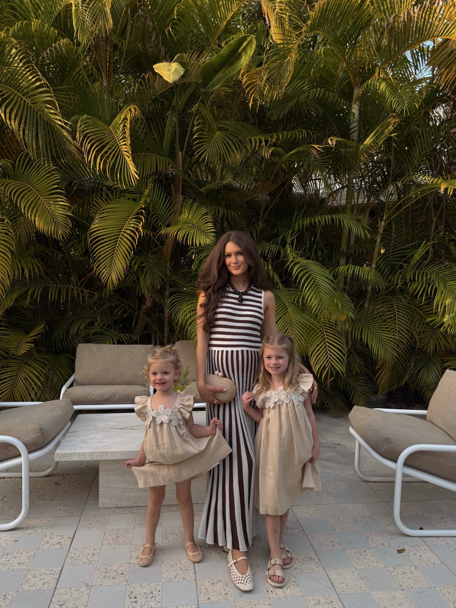 Dinner outfits with my girls! 🌴🤍✨

#LTKKids #LTKmomlife #LTKBump