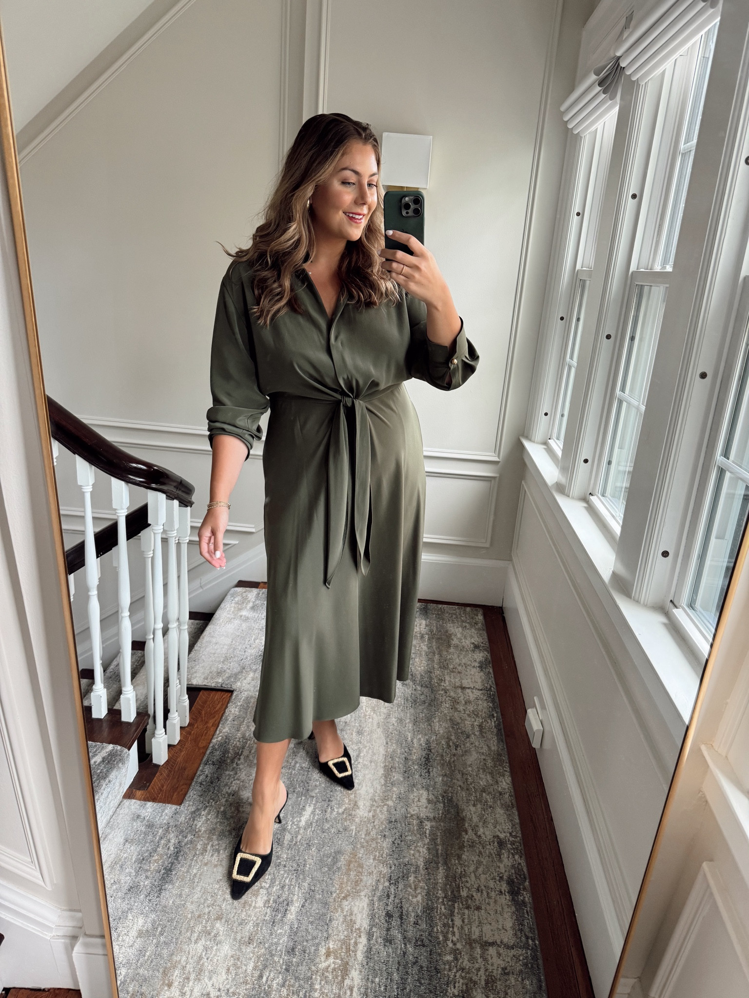 Vince Draped Front Midi Dress curated on LTK