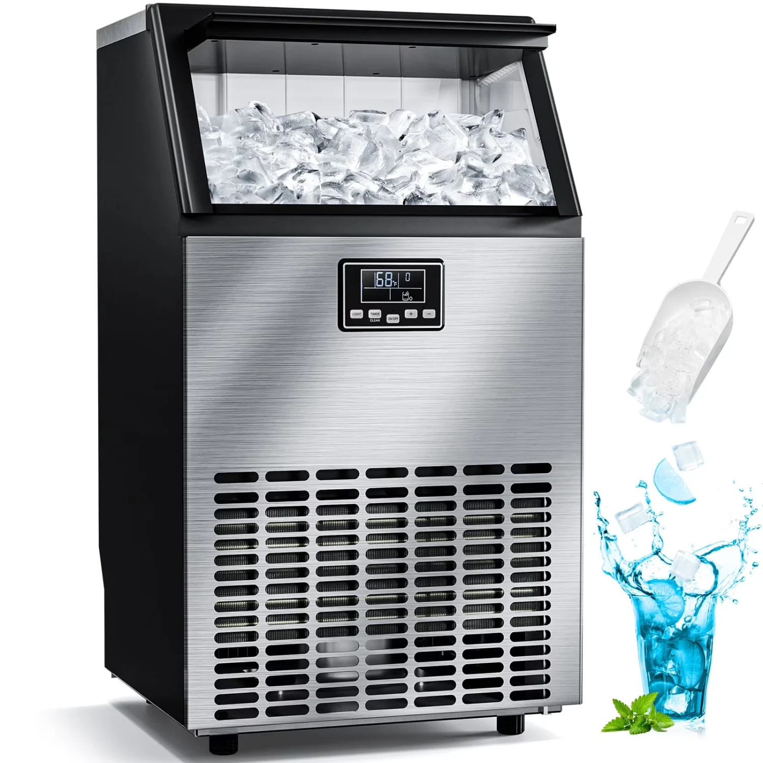Antarctic Star 100-lbs/day Crescent Shaped Commercial Ice Maker one_size | LSAS-Z5845M | Lowe's