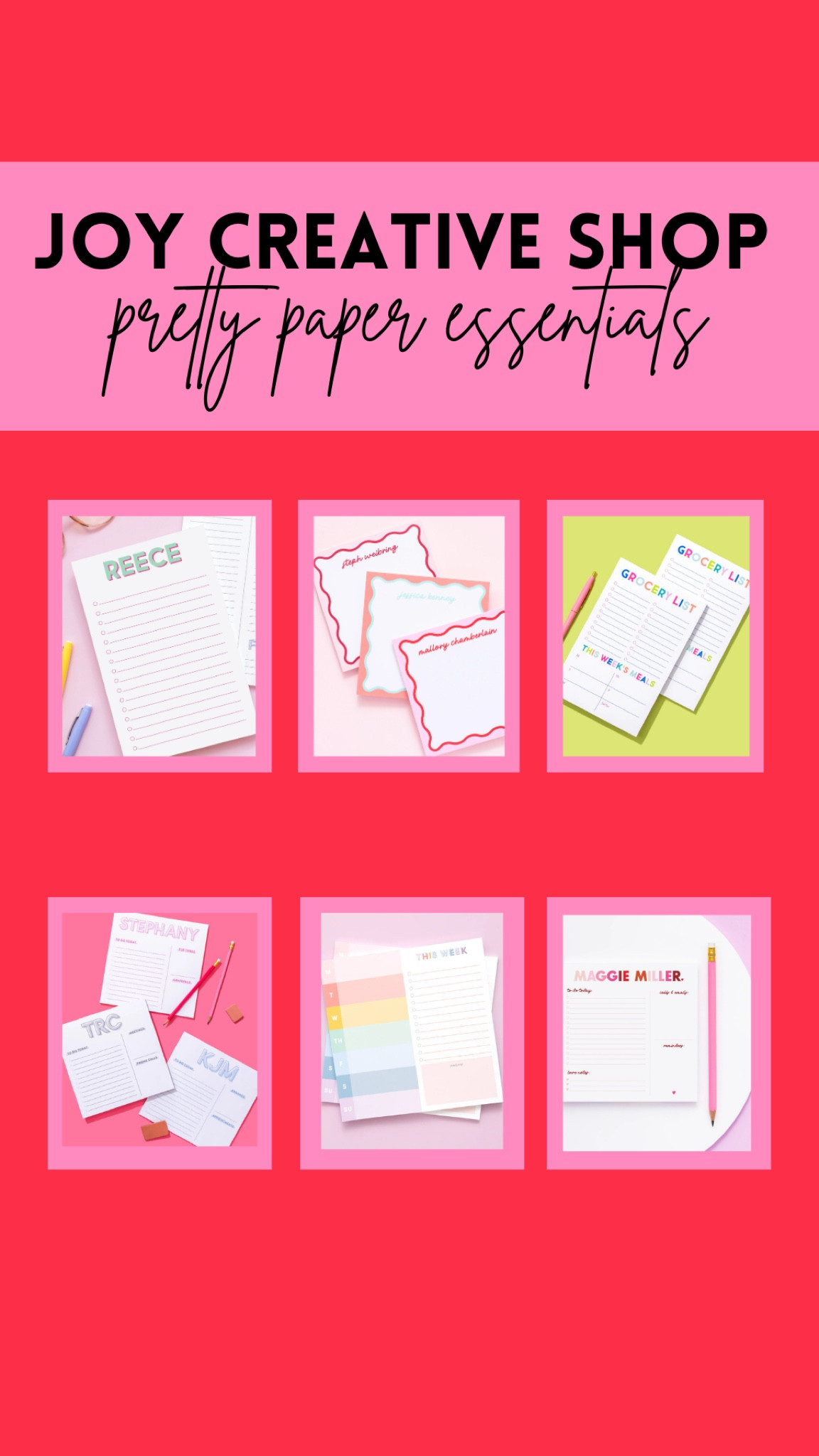 Joy Creative Shop | pretty paper essentials … 

#LTKFamily #LTKHome