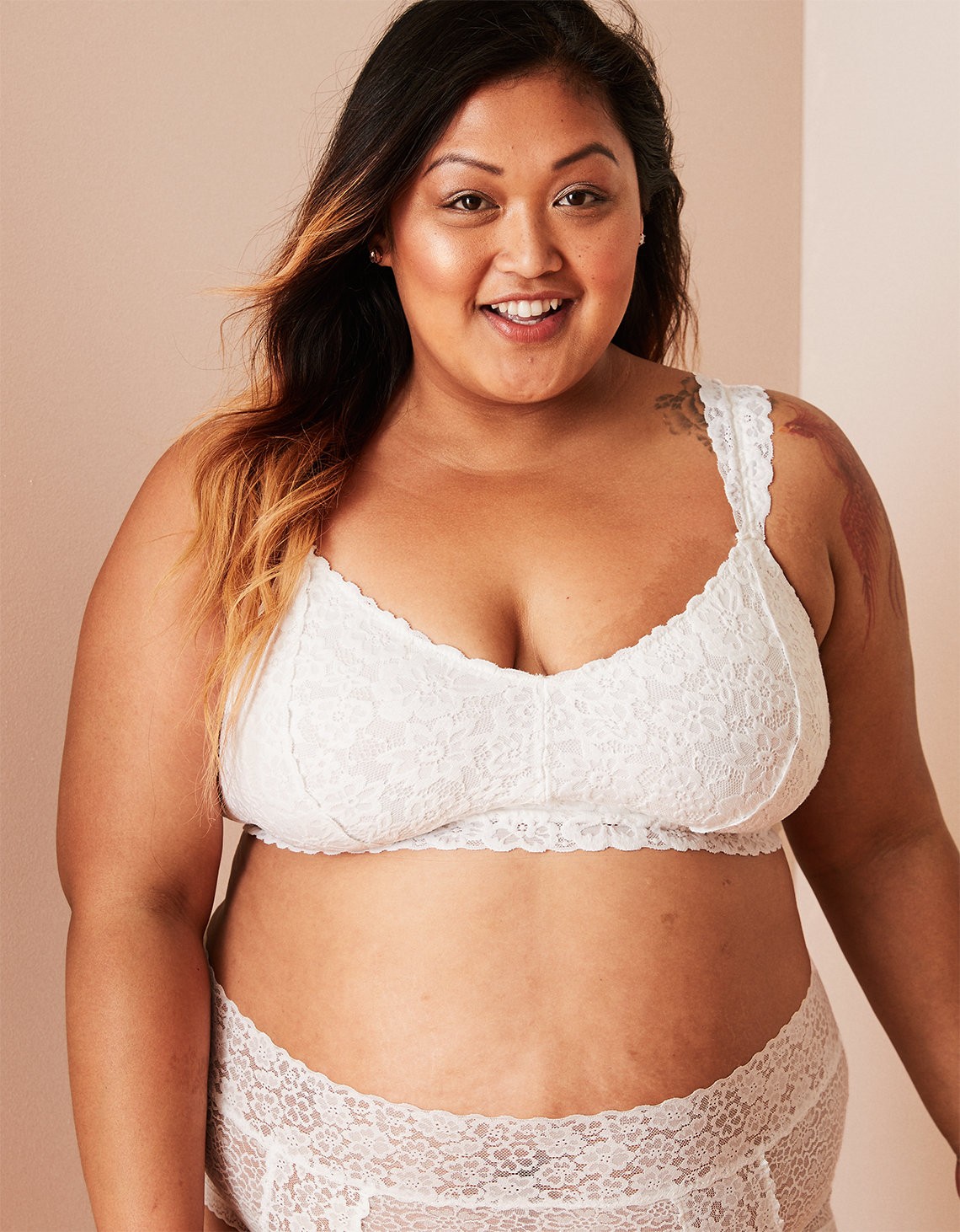 Aerie Softest® Lace Classic Bralette, White | American Eagle Outfitters (US & CA)