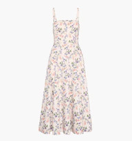 The Margot Dress - Pink Scallop Bow Chintz | Hill House Home US