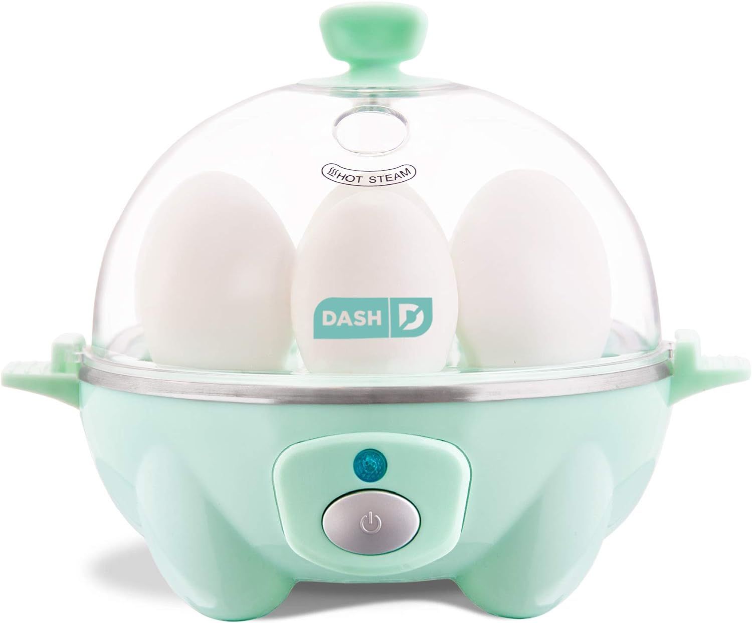 DASH Rapid Egg Cooker: 6 Egg Capacity Electric Egg Cooker for Hard Boiled Eggs, Poached Eggs, Scr... | Amazon (US)