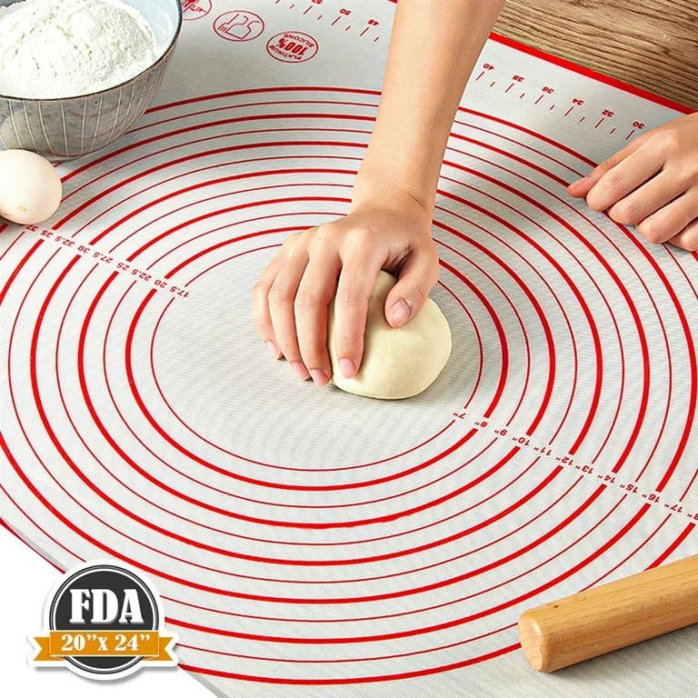 Jergo 20 in x 24 in Silicone Pastry Mat - Walmart.com | Walmart (US)