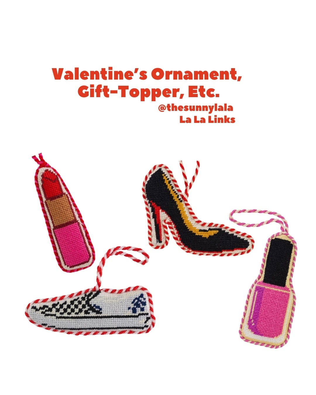Perfect for Galentine’s ❤️ 👠 💅🏻 💄 
… these cute ornaments are on sale! Would also be perfect as a gift-topper or bag charm for Valentine’s / Galentine’s!

#LTKGiftGuide #LTKSaleAlert #LTKSeasonal