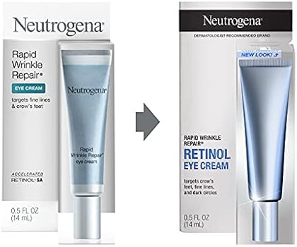 Neutrogena Rapid Wrinkle Repair Retinol Anti-Wrinkle Eye Cream for Dark Circles, Daily Eye Wrinkle C | Amazon (US)
