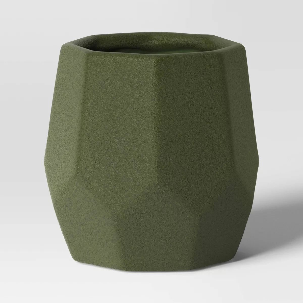 Geared Geometric Ceramic Indoor Outdoor Planter Pot - Threshold™ | Target