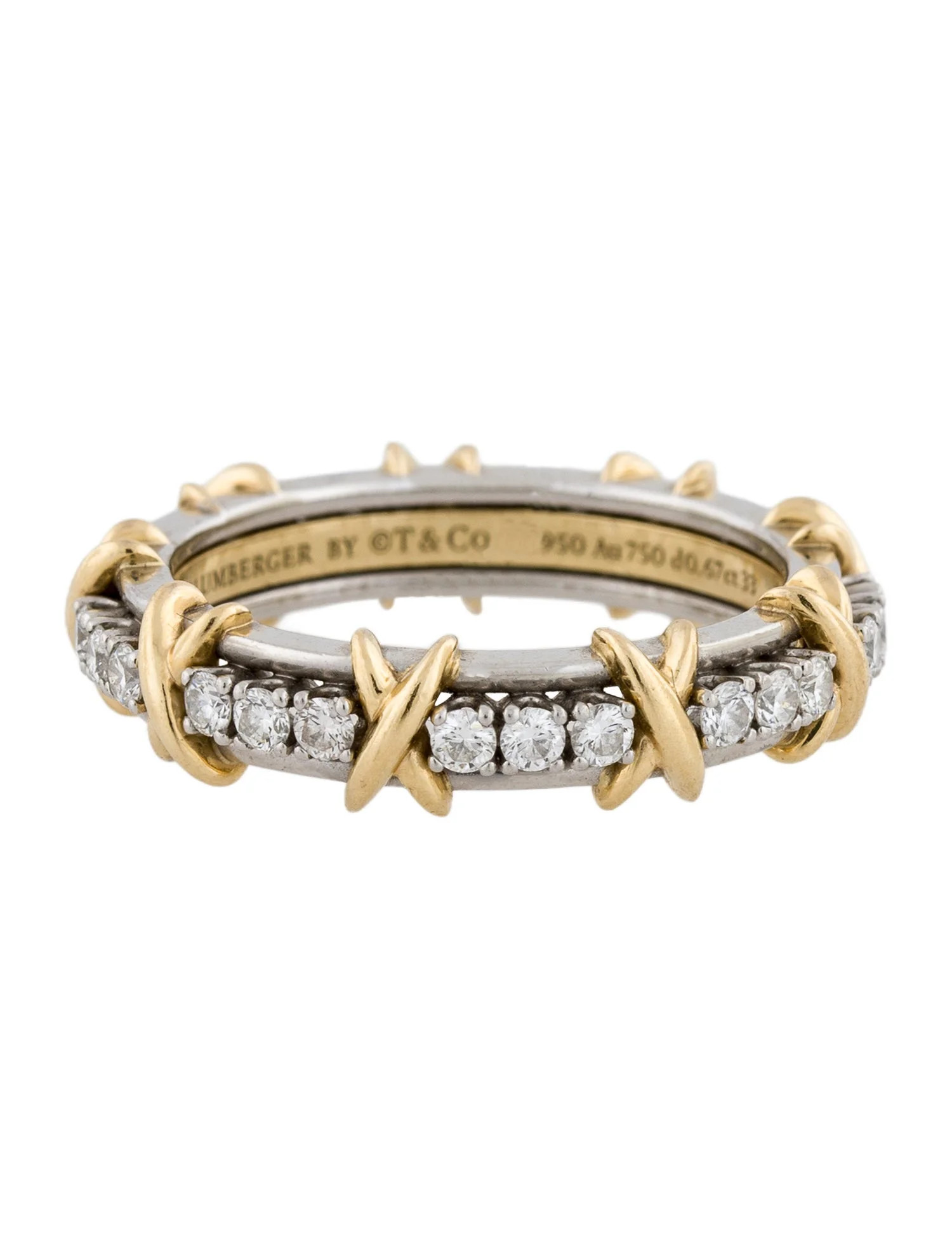 Diamond Narrow Sixteen Stone Ring | The RealReal