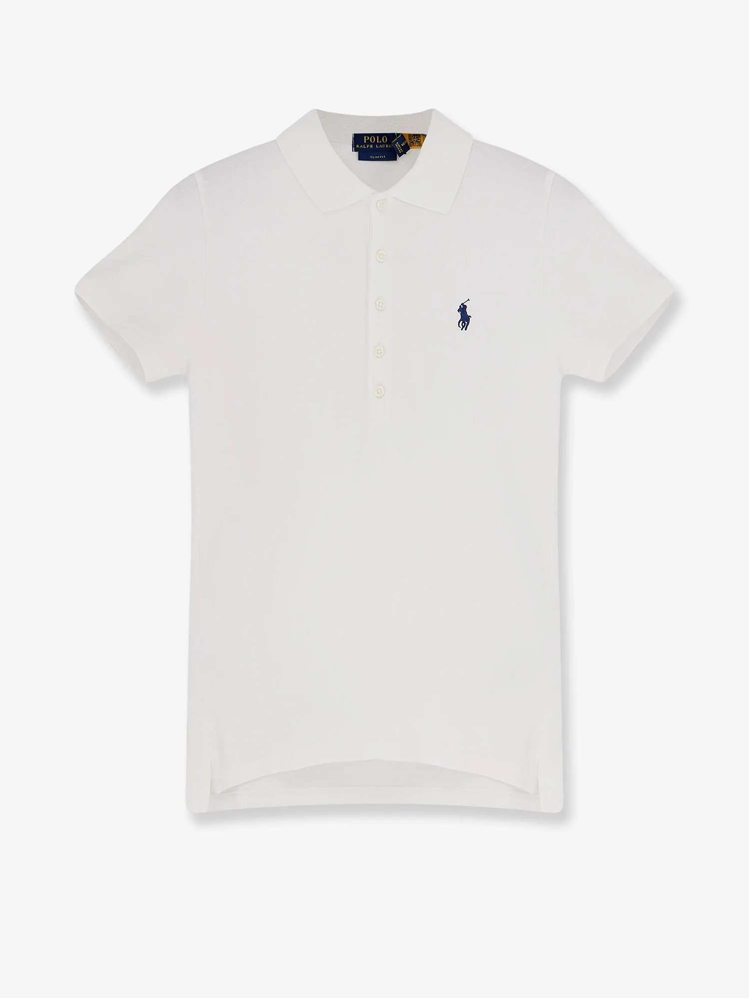 Cotton blend polo shirt with embroidered logo - POLO RALPH LAUREN - gender_Woman | Nugnes 1920