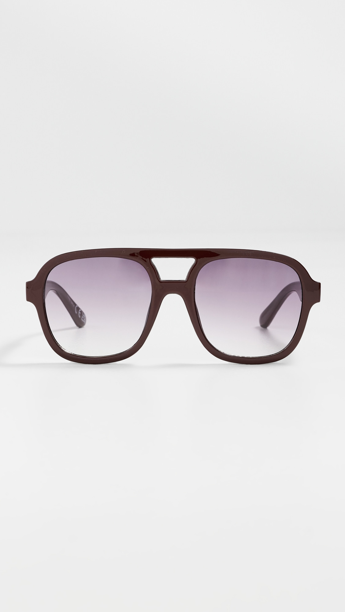 AIRE Whirlpool Sunglasses Burgundy One Size | Shopbop